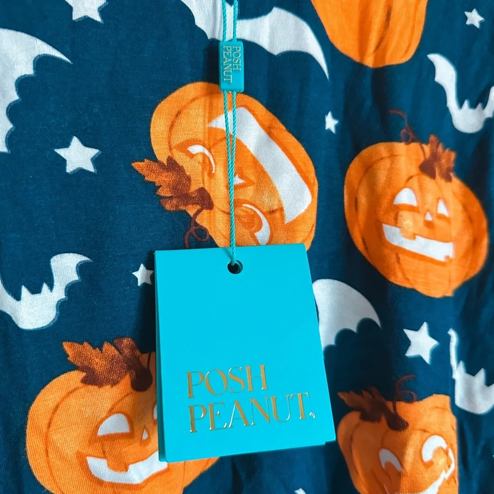 NWT Posh Peanut Jack-O-Lantern Pajama shirt - Picture 2 of 4